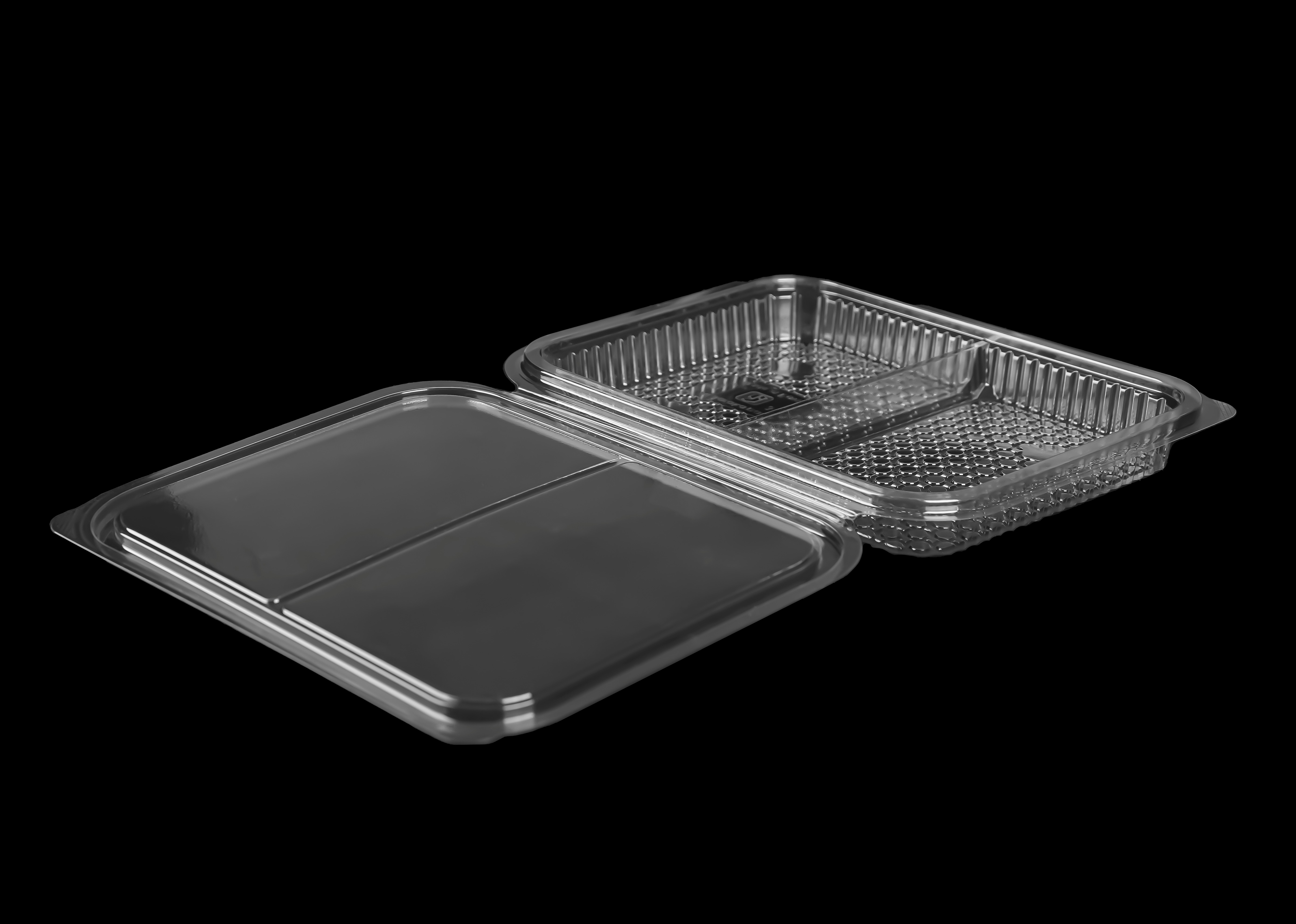902 
Compartment Hinged Lid Container