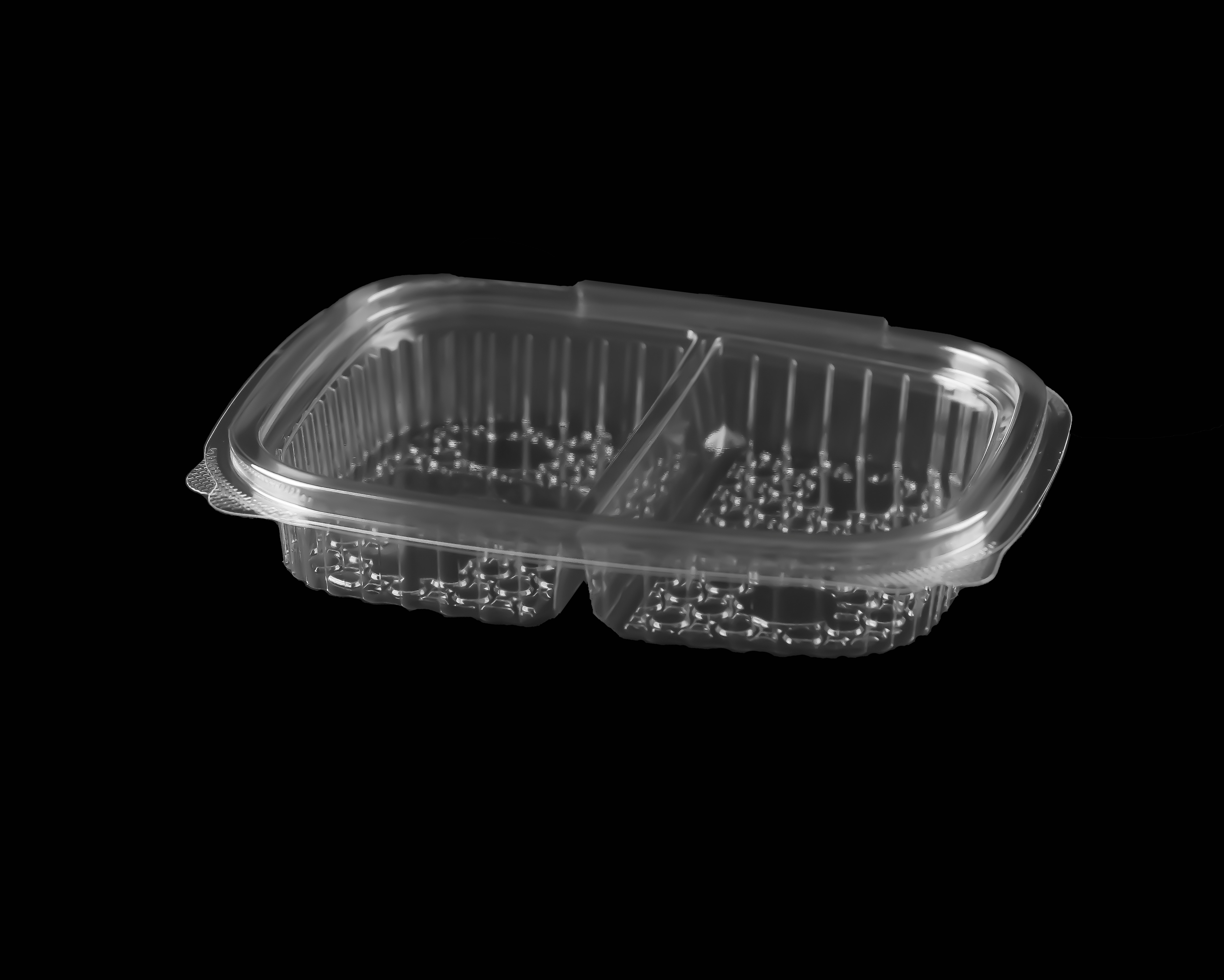 942 Hinged Lid Oval Container 