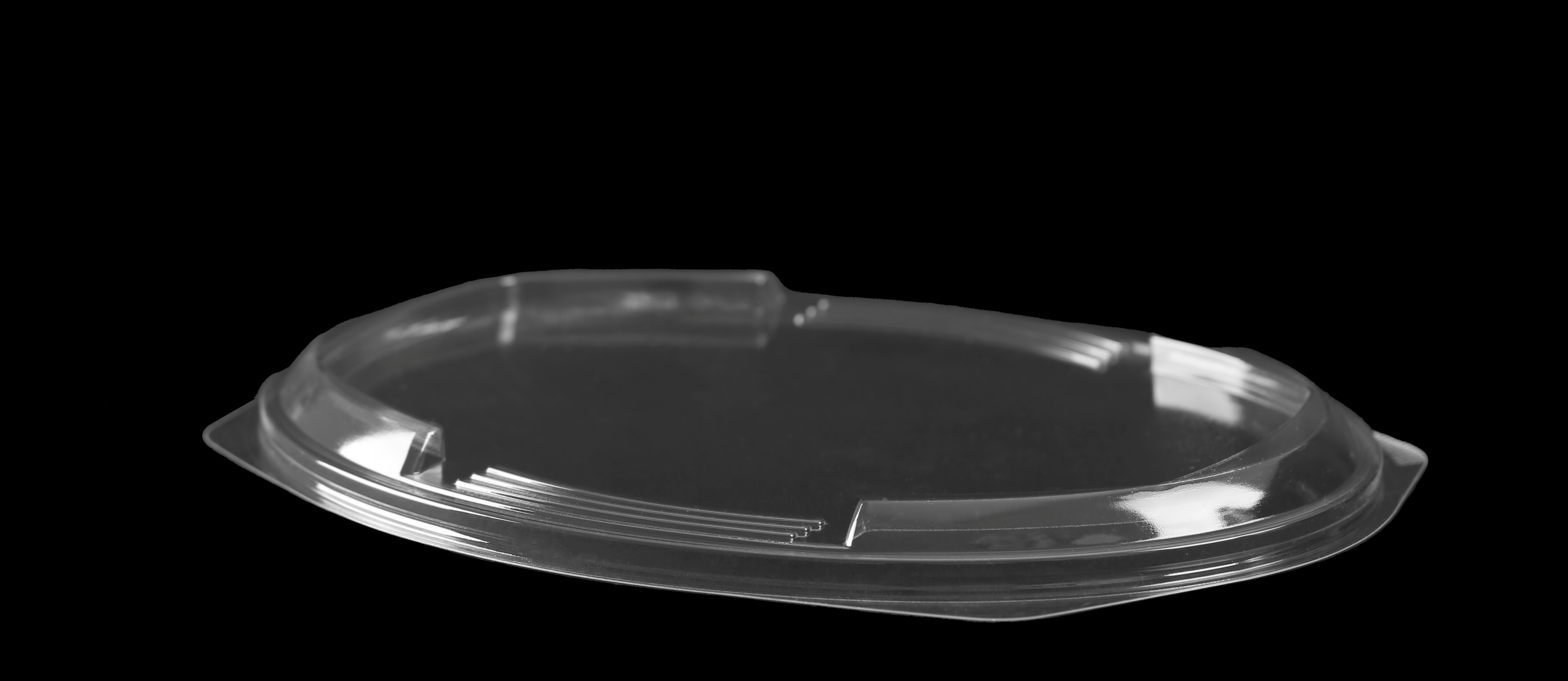 590-592 Lid for Oval Container (Flat) 